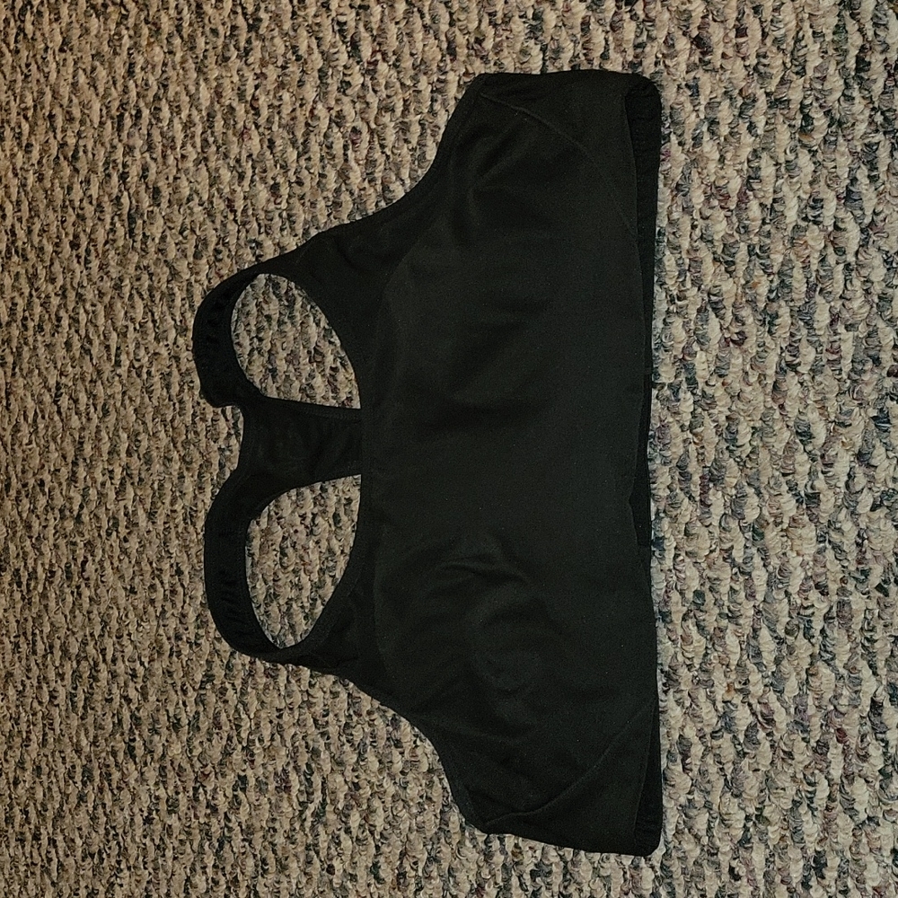 AVIA black cross back sports bra